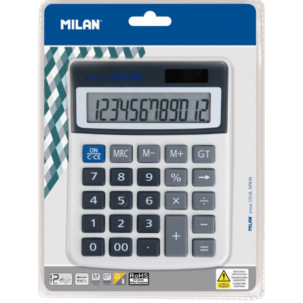 Calculadora MILAN 12 digitos